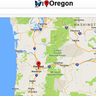 Oregon Map icône