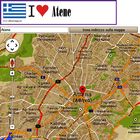 Athens map أيقونة