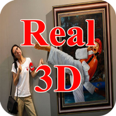 Wallpaper Real 3D icon