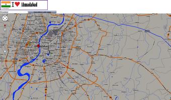 Ahmedabad map capture d'écran 2