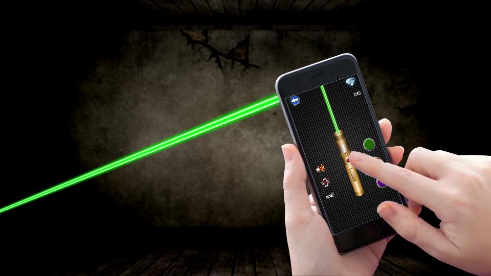 Симулятор телефона видео. Телефон с лазером. Лазерная указка для оружия. Laser Beam игра. Андроид с лазером.