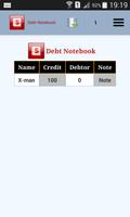 Debt Notebook اسکرین شاٹ 2