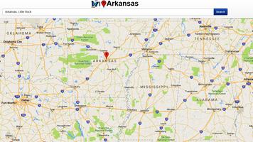 Arkansas Map 截图 1