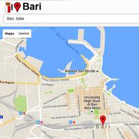 Bari Simply Map poster