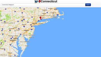 Connecticut Map capture d'écran 2