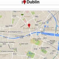 Dublin Map Cartaz