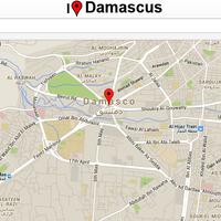 Damascus Map-poster