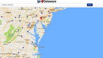 Delaware Map capture d'écran 1