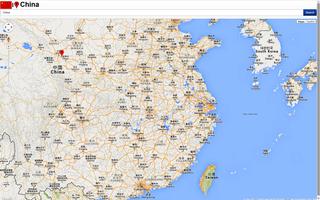 Dongguan map Affiche