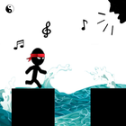 scream Go Ninja - stickman icône