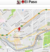 El Paso Map plakat