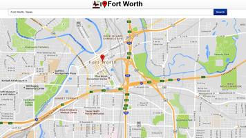 Fort Worth Map capture d'écran 1