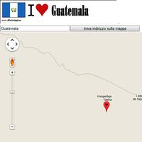 Guatemala City map पोस्टर