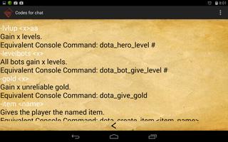 Codes for game "Dota 2" screenshot 2