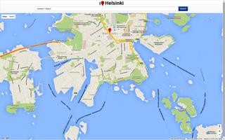 Helsinki Map capture d'écran 2