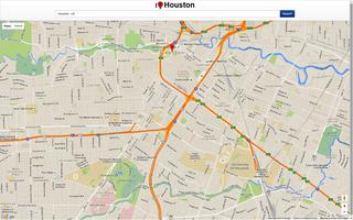 Houston Map स्क्रीनशॉट 2