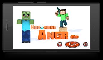 پوستر Angry Herobrine MultiCraftFREE