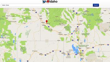 Idaho Map تصوير الشاشة 1