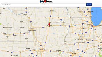 Iowa Map ảnh chụp màn hình 2