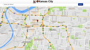Kansas City Map capture d'écran 1
