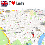 London map-icoon