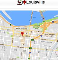 پوستر Louisville Map