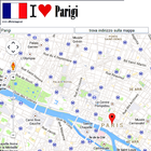 Paris map biểu tượng