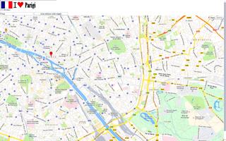 Paris map syot layar 1