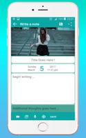 ✒️Diary App With GPS-  Video -Voice Recording Affiche
