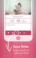 Personal Diary - With Photo and Voice Recording imagem de tela 3