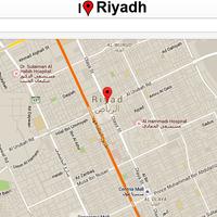 Riyadh Map poster