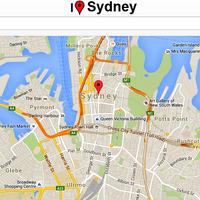 Sydney Map Affiche