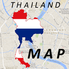Thailand Sukhothai Map ikon