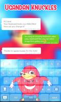 Ugandan Knuckles Keyboard Poster