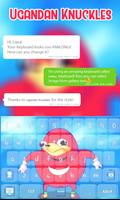 Ugandan Knuckles Keyboard-poster