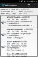 2 Schermata WiFi Analyzer