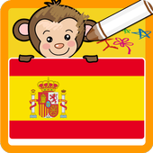 Coloring game Spanish icon