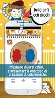 Coloring game Italian capture d'écran 2