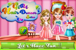 Poster ragazze giochi parrucchiere