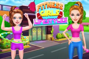 Jeux de filles fitness style d Affiche