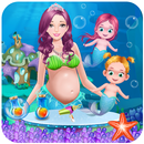 Mermaid jeux naissance de bébé APK