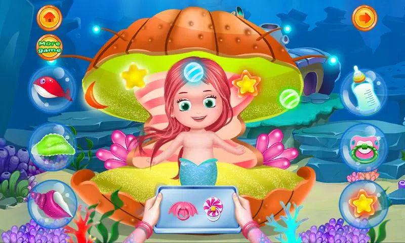 Mermaid Baby Feeding - Play Mermaid Baby Feeding Game online at Poki 2