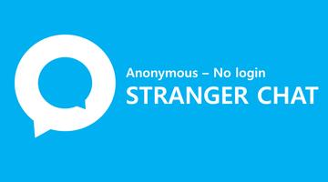 Anonymous Chat - Stranger Chat الملصق