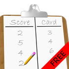 Golf & Discgolf scorecard Free ícone