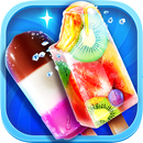 Rainbow Ice Pops & Ice Cream Jeux de Cuisine APK