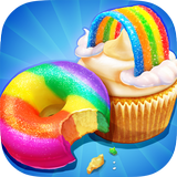 Regenbogen-Kuchen-Bäckerei