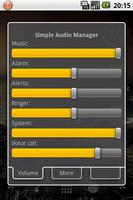 Simple Audio Manager স্ক্রিনশট 1