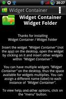 Widget Container capture d'écran 3