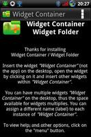 Widget Container स्क्रीनशॉट 3