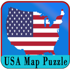 USA MAP PUZZLE icône